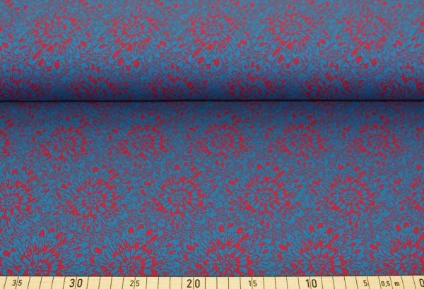 Strickflower (blau/orange) - K159