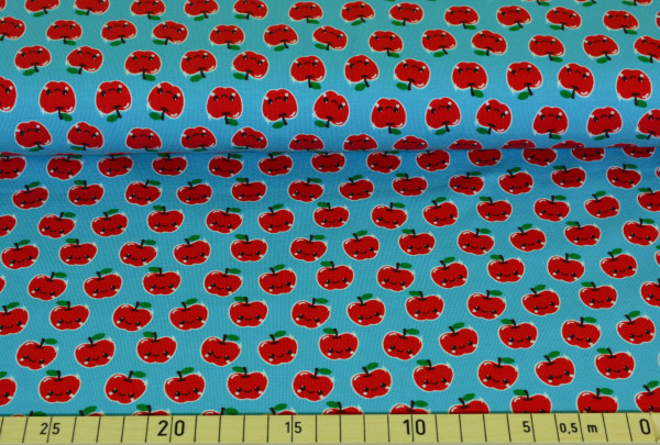 Äpfel (hellblau) - A178
