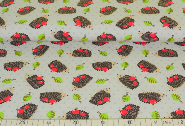 Igel + Apfel (creme) - A272