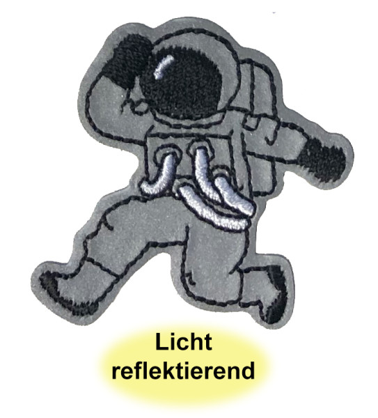 Glünz GmbH, Applikation, AP31, astronaut, space, all, silber, silver, reflex, reflektion, reflect, light, licht, schutz, safety, kind, child. protect,