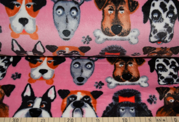 Hunde (rosa) - A484