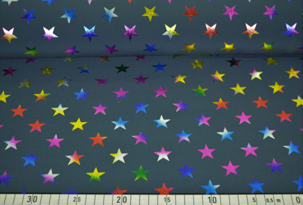 Glitzerstern (dunkelgrau) - B574
