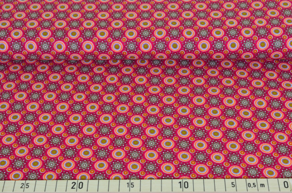 Blumen Ornament (rot) - D162