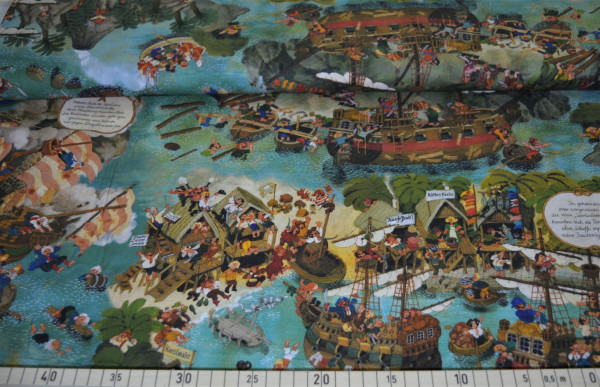 Wimmelbuch (Piraten) - A396 (Baumwolle)