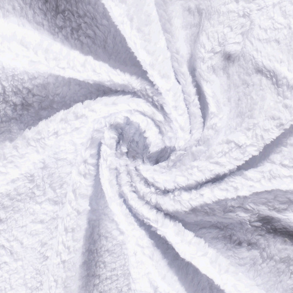 Glünz GmbH, Teddy, Fleece, Krimmer, Z1598 weiß, white