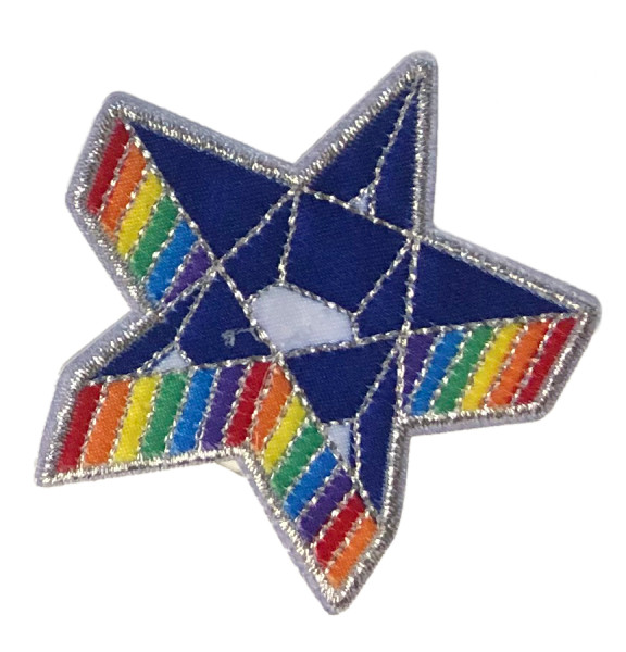 Glünz GmbH, Applikation, AP28, Regenbogen, rainbow, stern, star, 3d, silber, silver