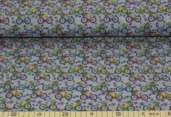 Regenbogen bike (grau meliert) - B618