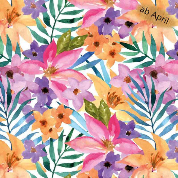 Amanda (Jersey Blumen Aquarell) - B2252