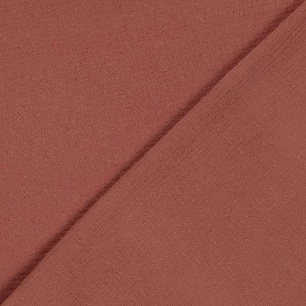 Musselin uni (terracotta) - Z901