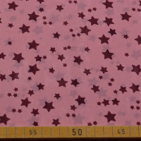 Chiffonstoff – Sterne auf Altrosa | Leichter, eleganter Chiffon Chiffonstoff – Sterne auf Altrosa | Leichter, eleganter Chiffon