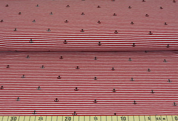 Anker + Streifen (rot) - B317