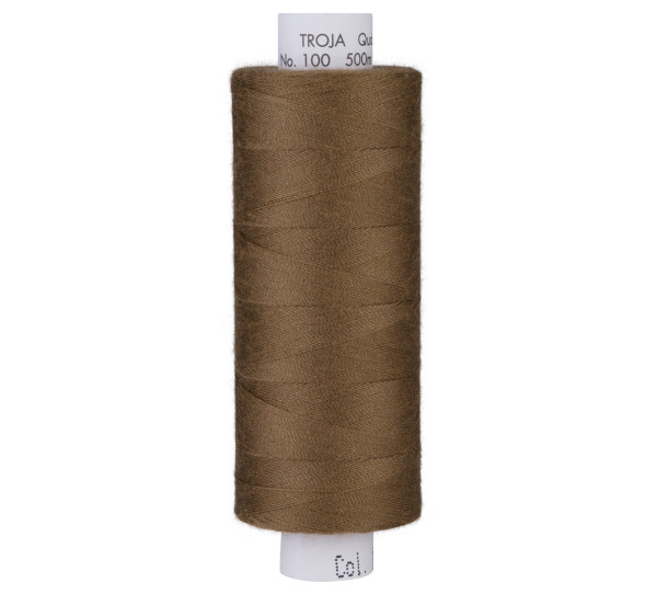 Glünz GmbH, Nähgarn, Amann, mettler, troja 1223, Y177, nougat, braun, brown, garn, thread, sewing, nähen,