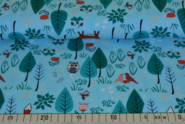 Fuchs + Eule (mint) - B846
