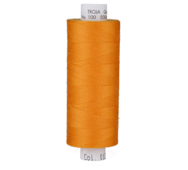 Glünz GmbH,Nähgarn, Amann, mettler, troja 0122, Y111, apricot, orange, garn, thread, sewing, nähen,