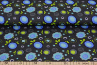 Blume + Frucht (anthrazit) - B1225 Blume + Frucht (anthrazit) - B1225