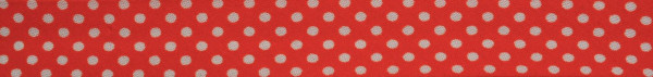 Schrägband (Tupfen orange)