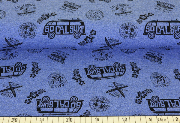 Bulli - Beach (blau) - B796