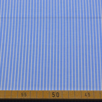 Baumwollstoff – Klassisches Streifenmuster in Blau & Weiß | Hochwertige Baumwolle Baumwollstoff – Klassisches Streifenmuster in Blau & Weiß | Hochwertige Baumwolle