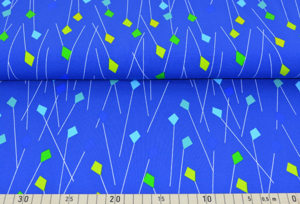 Drache steigen "Blaubeerstern" (blau) - H148