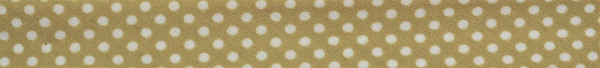 Schrägband (Tupfen beige)