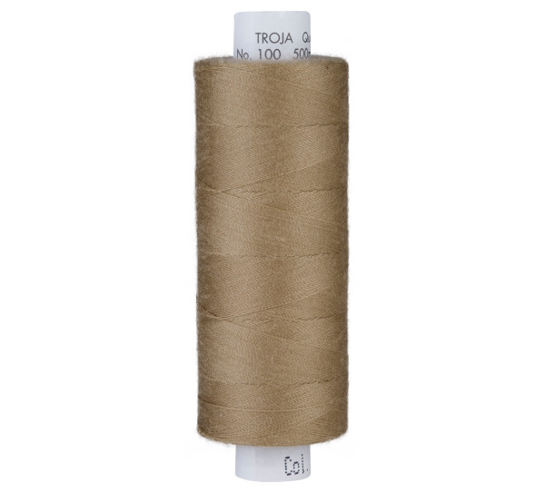 Glünz GmbH, Nähgarn, Amann, mettler, troja 1424, Y173, camel, grau, grey, braun, brown, garn, thread, sewing, nähen,