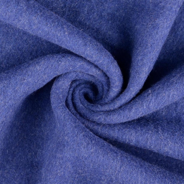 Wollfleece Meterware - Hochwertige Schurwolle in lebendigem Grau