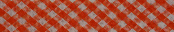 Schrägband (Karo orange)