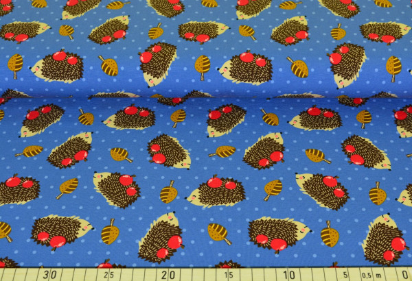 Igel + Apfel (jeans) - A276