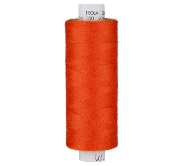 Glünz GmbH, Nähgarn, Amann, mettler, troja 0450, Y114, fuchs, fox, red, rot, orange, garn, thread, sewing, nähen,