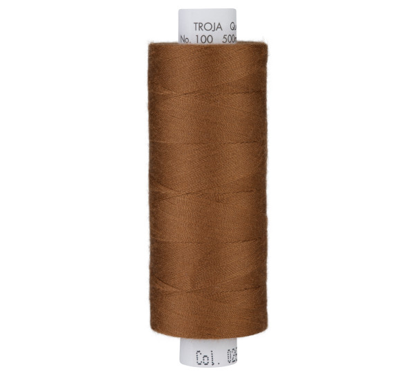 Glünz GmbH, Nähgarn, Amann, mettler, troja 0262, Y176, braun, brown, garn, thread, sewing, nähen,