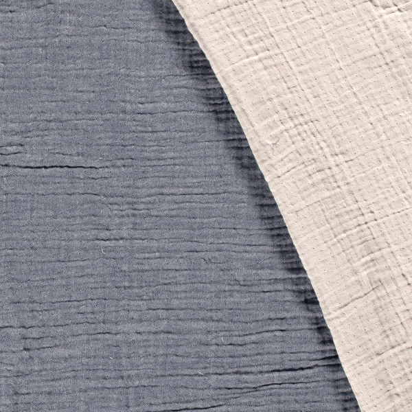 4-lagiger Musselin – weicher, hautfreundlicher Stoff für Kleidung, Decken & Heimtextilien.
