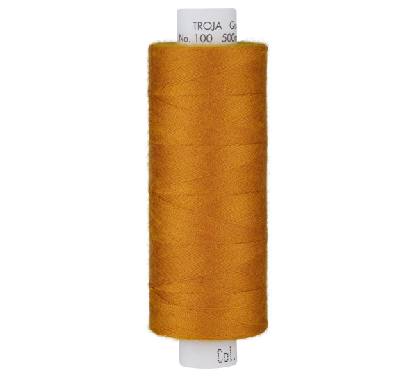 Glünz GmbH, Nähgarn, Amann, mettler, troja 0178, Y179, bernstein, amber, gelb, yellow, ocker, braun, brown, garn, thread, sewing, nähen,