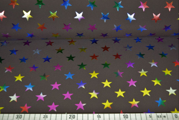 Glitzerstern (braun) - B576