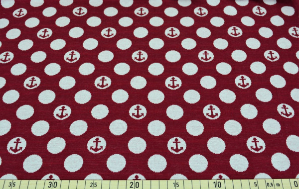 Strick Jacquard Jan (rot) - B1365