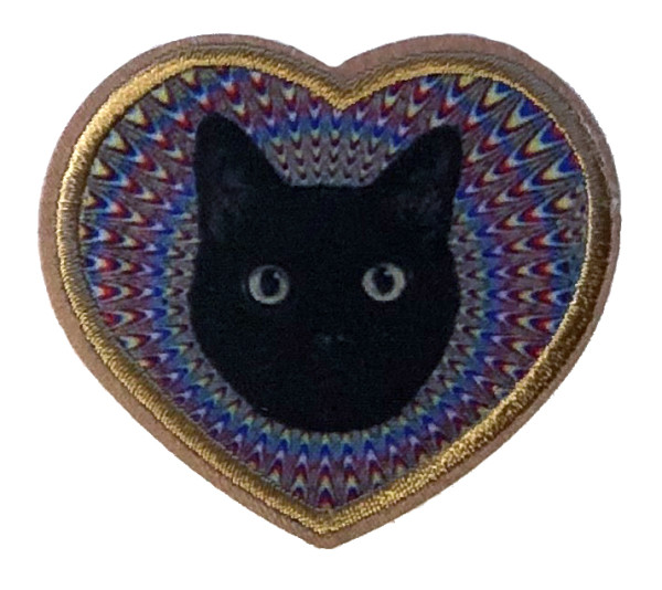 Glünz GmbH, Applikation, AP46, Katze, cat, schwarz, black, herz, heart