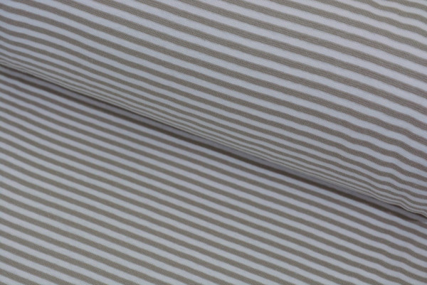 Bündchen Ringel (beige/weiß) - Z623