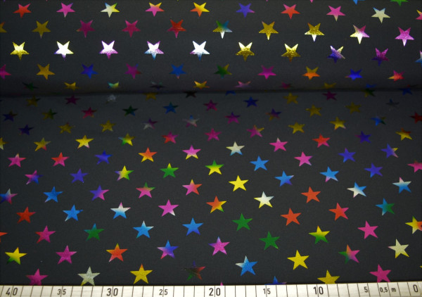 Glitzerstern (schwarz) - B572