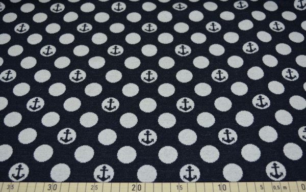 Strick Jacquard Jan (marine) - B1366