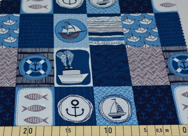 Maritim Patch (blau) - Z207