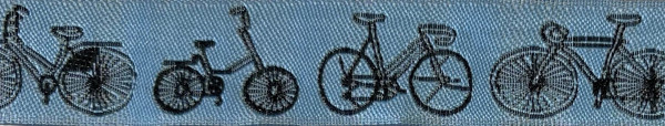 Webband (Fahrräder hellblau)