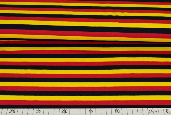 Streifen (schwarz,rot,gold) - B224