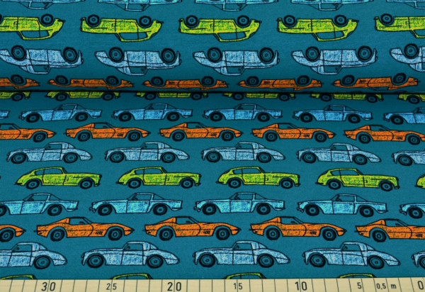 retro car (petrol) - Z609 (French Terry angeraut)