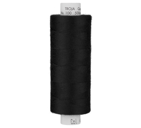 Glünz GmbH,Nähgarn, Amann, mettler, troja, Y100 schwarz, 4000 garn, thread, sewing, nähen, schwarz black