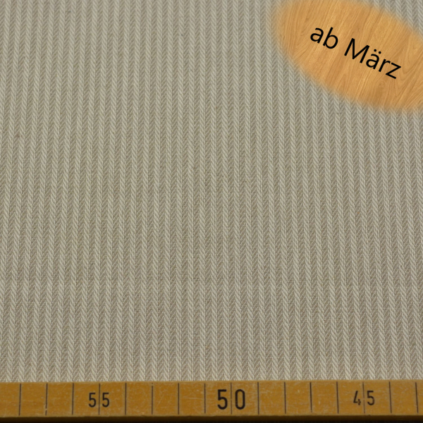 Gobelin Fischgrät Beige – Strukturstoff 250 g/m²