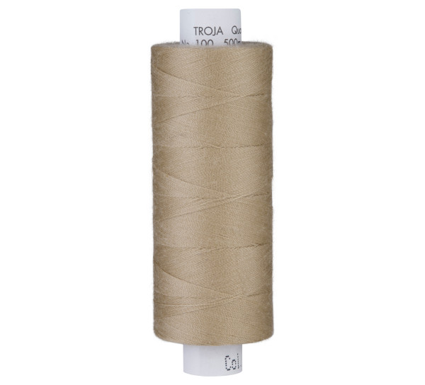 Glünz GmbH, Nähgarn, Amann, mettler, troja 1222, Y173, beige grau, grey, braun, brown, garn, thread, sewing, nähen,