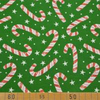 Zuckerstangen auf Grünem Untergrund Zuckerstangen auf Grünem Untergrund