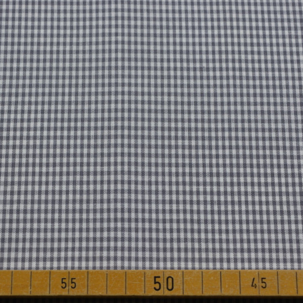 Klassischer Baumwollstoff als Vichy-Webware aus 100 % Baumwolle mit ca. 135 g/m² – karierter Stoff in ca. 140 cm Breite für Bekleidung, Dekoration und vielseitige Nähprojekte