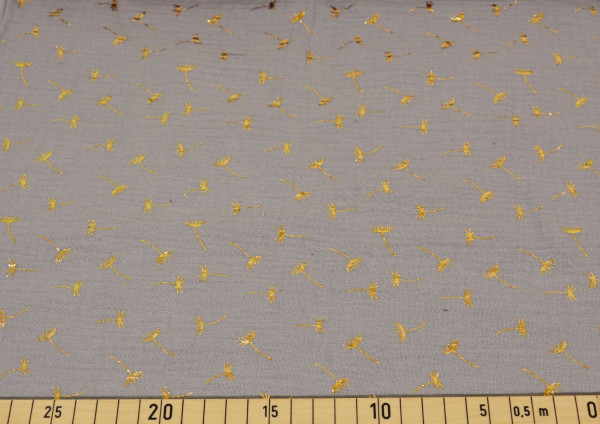 Pusteblume gold (grau) - Z607