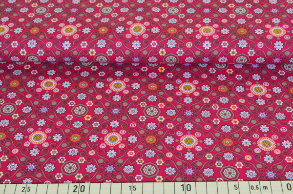 Mandala Ornament (rot) - D163