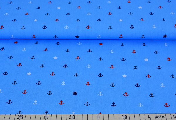 Anker + Stern (blau) - D246